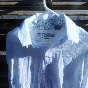 John Lennon/English Laundry Men Casual Dress Shirt